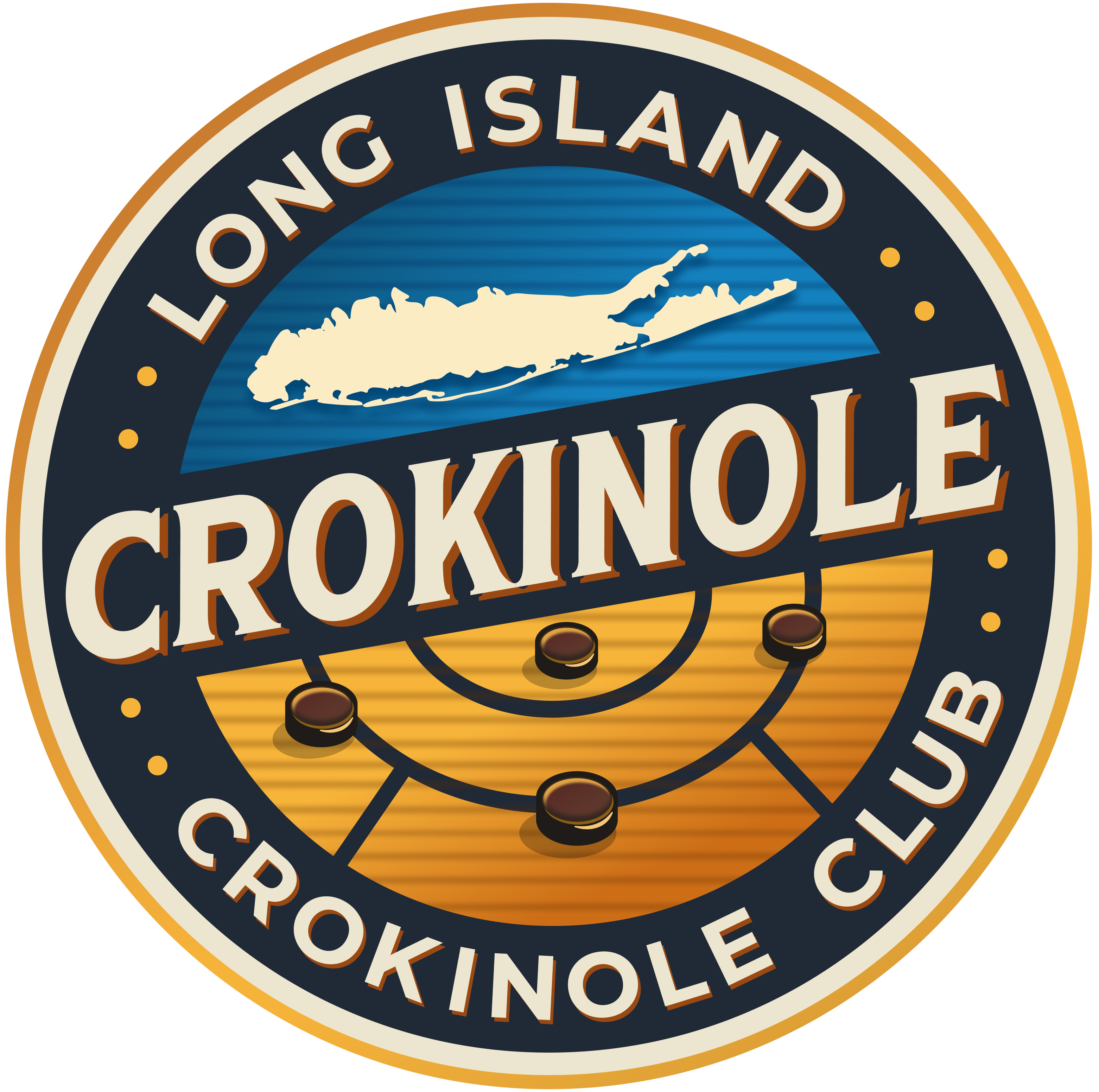 Long Island Crokinole Club Logo